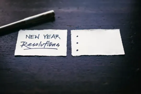 New Year&#39;s resolutions